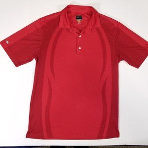 Greg Norman Shirt Sleeve PlayDry Red Polo Shirt